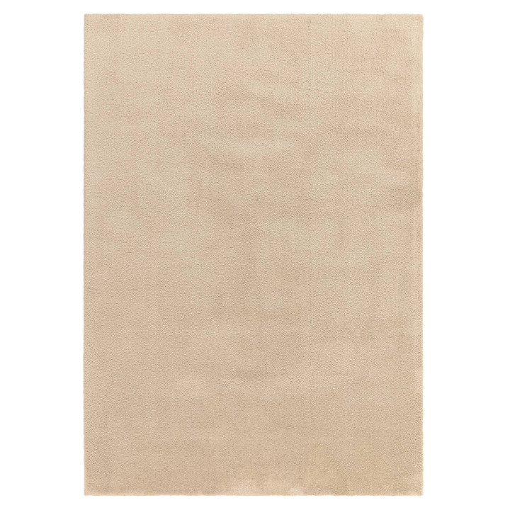 Tappeto Como tinta unita beige e sabbia 160x230