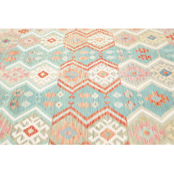 Rug Kilim Afghanistan 204x298 Light Turquoise P