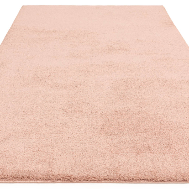 Rug Como plain light pink 200x290 cm