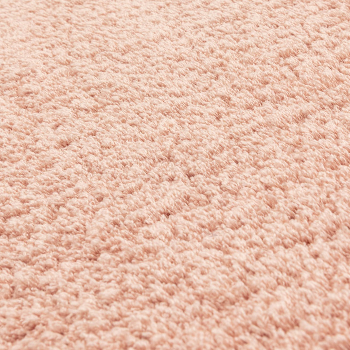 Rug Como plain light pink 200x290 cm