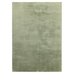Rug Como plain olive green 80x150 cm