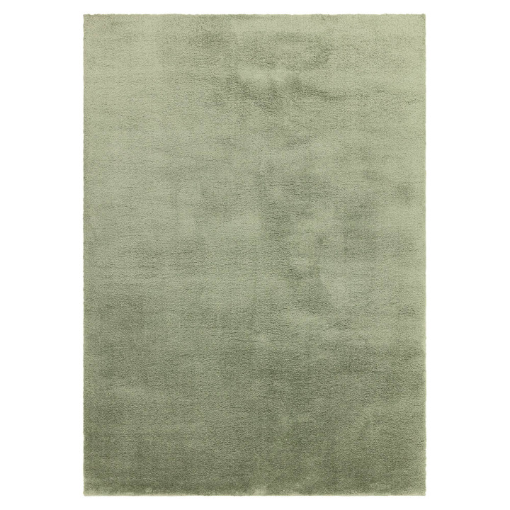 Rug Como plain olive green 120x170 cm