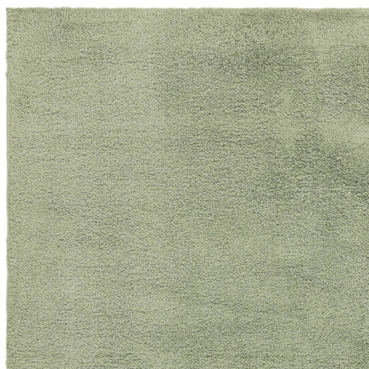 Rug Como plain olive green sage green 200x290 cm