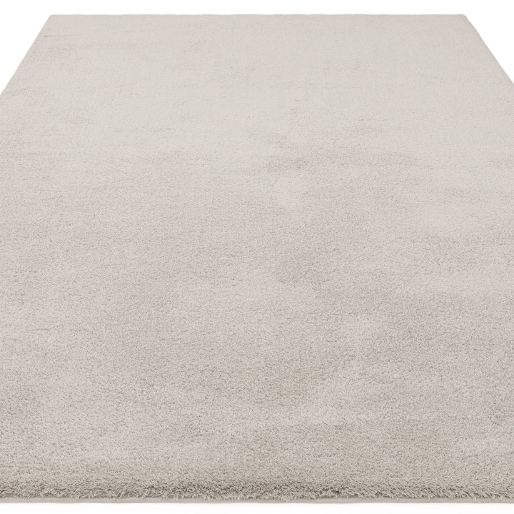 Rug Como plain light grey 120x170 cm