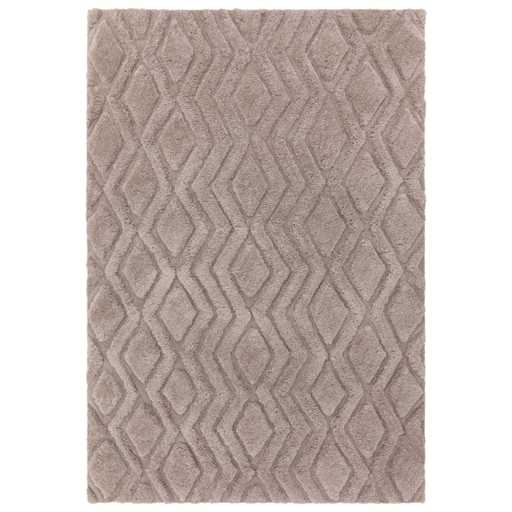 Rug Harrison geometric beige taupe 160x230 cm