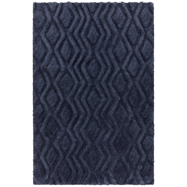 Rug Harrison geometric dark blue 160x230 cm