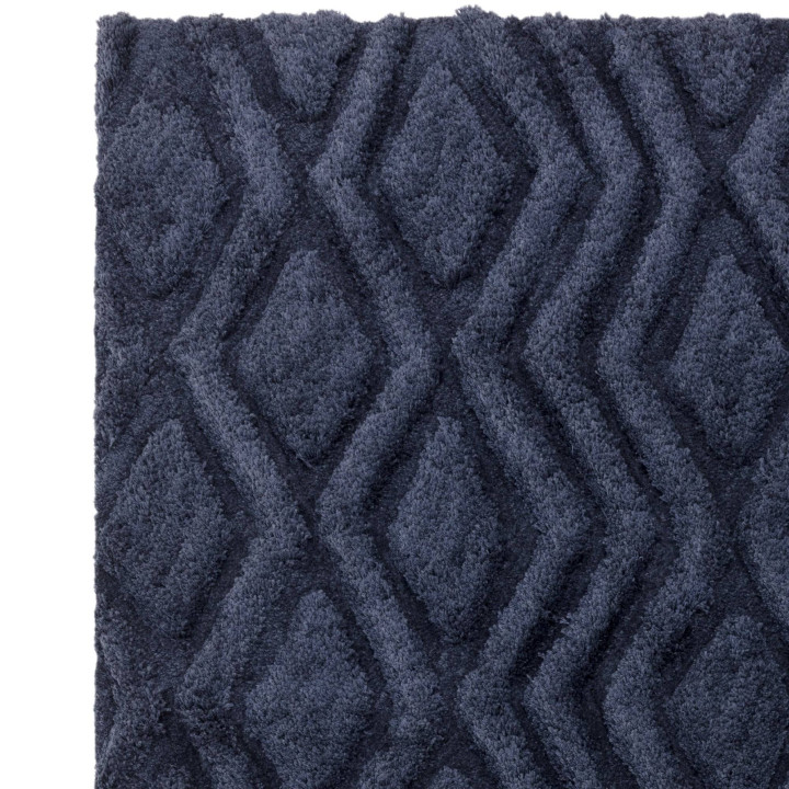 Rug Harrison geometric dark blue 160x230 cm