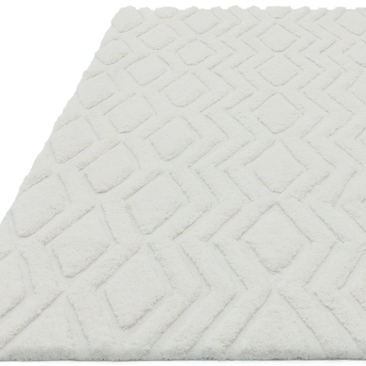 Tappeto Harrison geometrico crema e bianco 200x2