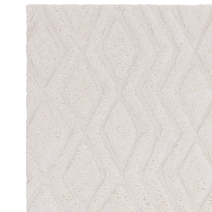 Tappeto Harrison geometrico crema e bianco 200x2