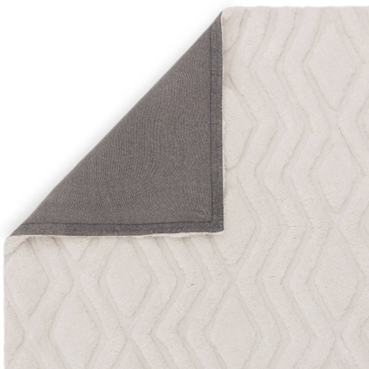 Tappeto Harrison geometrico crema e bianco 200x2