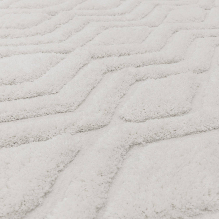 Tappeto Harrison geometrico crema e bianco 200x2