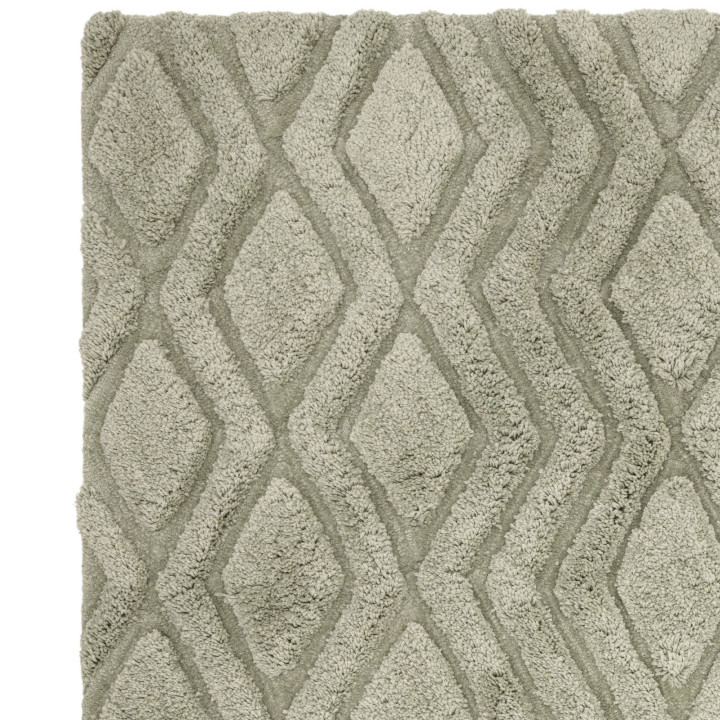 Tappeto Harrison geometrico verde oliva 120x170