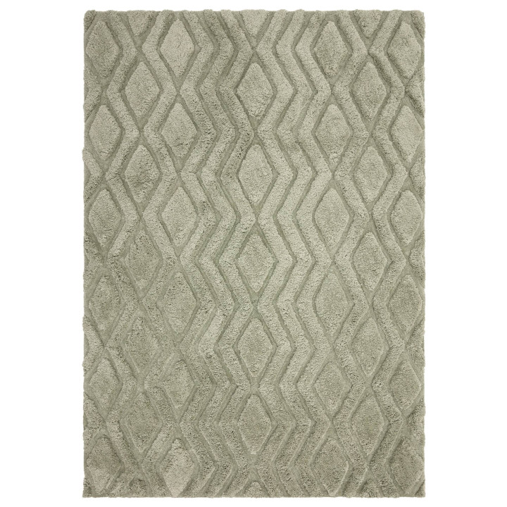 Tappeto Harrison geometrico verde oliva 160x230