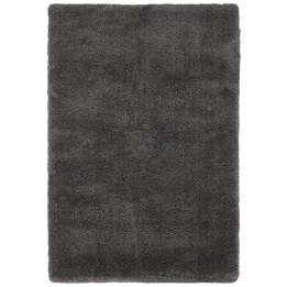 Tappeto Lulu Soft Touch tinta unita grigio scuro