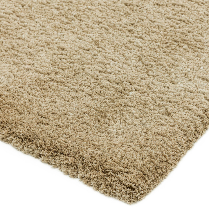 Rug Lulu Soft Touch plain beige light taupe 120x