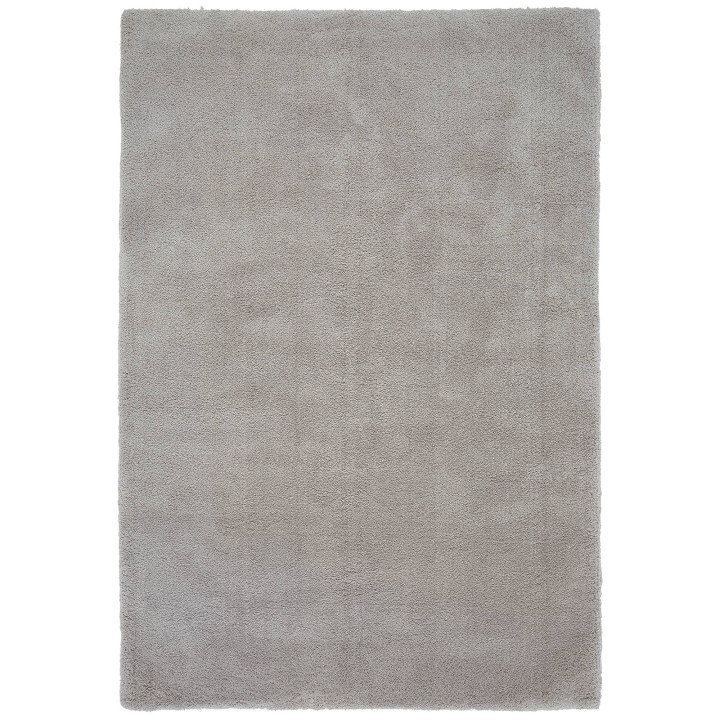 Rug Lulu Soft Touch plain light grey 160x230 cm