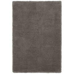 Rug Lulu Soft Touch plain dark grey 80x150 cm