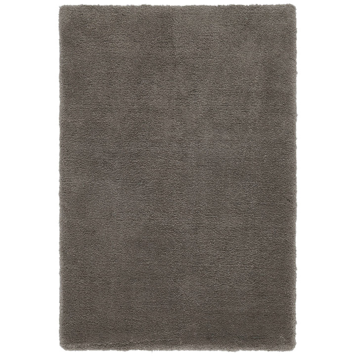Tappeto Lulu Soft Touch tinta unita grigio scuro