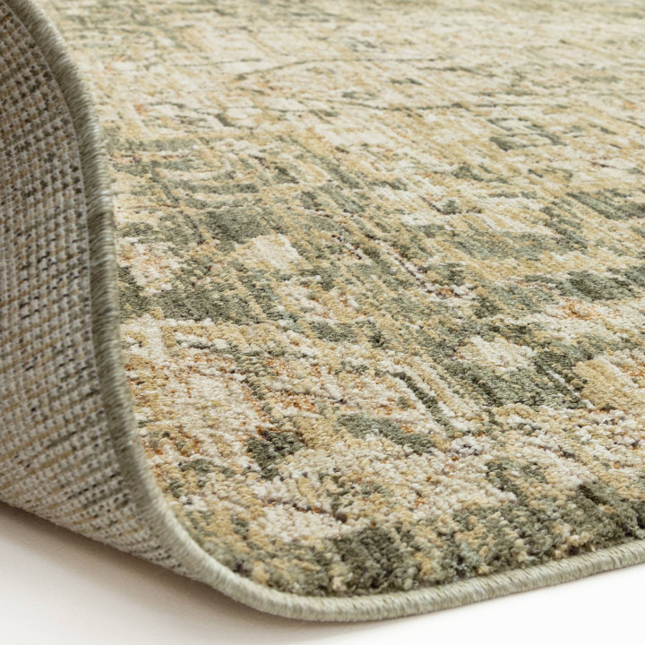 Tappeto Heriz medaglione beige e grigio 160x240