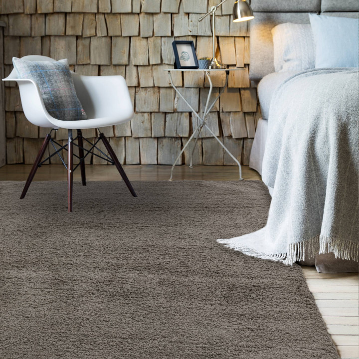 Rug Lulu Soft Touch plain dark grey 200x290 cm