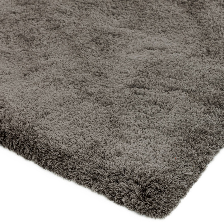 Rug Lulu Soft Touch plain dark grey 200x290 cm