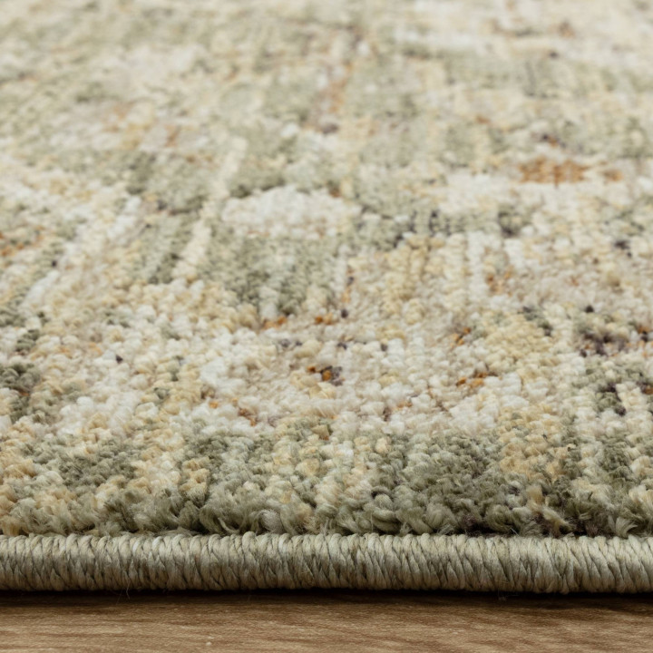 Tappeto Heriz medaglione beige e grigio 160x240