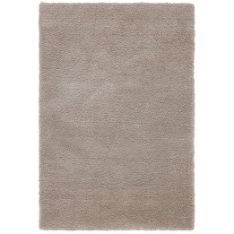Tappeto Lulu Soft Touch tinta unita beige e tort