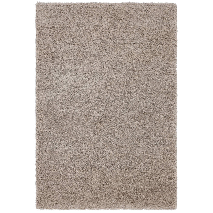 Tappeto Lulu Soft Touch tinta unita beige e tort