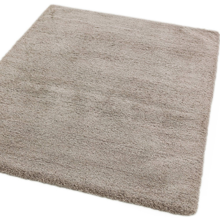 Tappeto Lulu Soft Touch tinta unita beige e tort