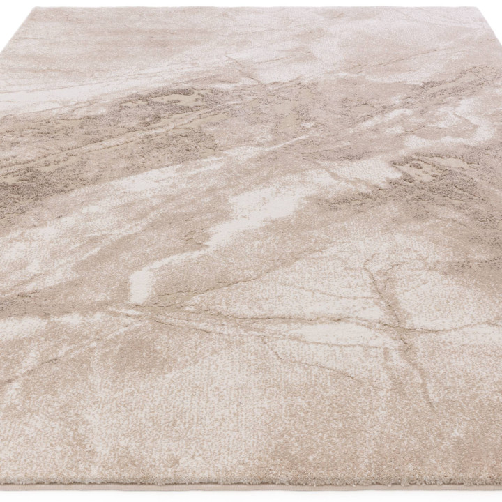 Tappeto Mirage astratto beige e tortora 80x150 c