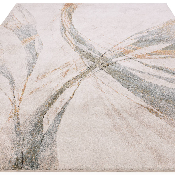 Rug Mirage abstract beige grey copper 160x230 cm