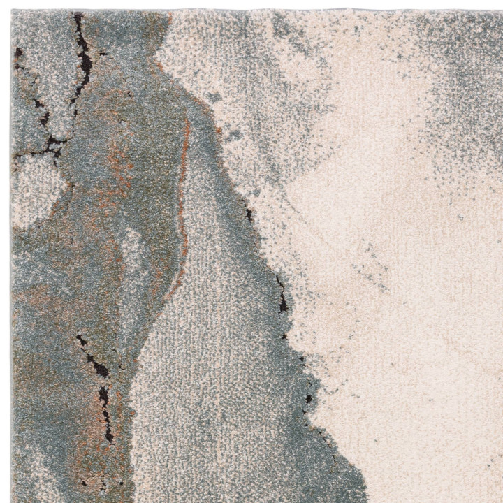 Rug Mirage abstract blue beige brown grey 160x23