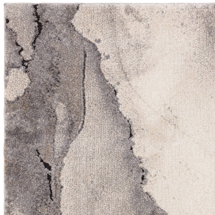 Rug Mirage abstract grey light grey dark grey be