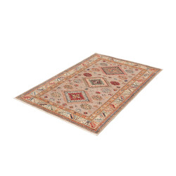 Hand Made Rug Kazak Fine Pakistan 101x148 Beige