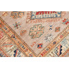 Hand Made Rug Kazak Fine Pakistan 101x148 Beige