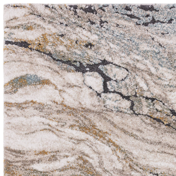Tappeto Mirage astratto blu e grigio 80x150 cm