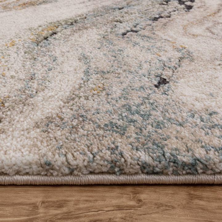 Tappeto Mirage astratto blu e grigio 80x150 cm