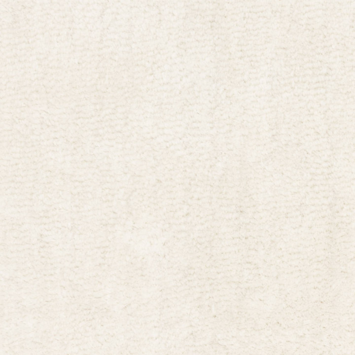 Tappeto Opulence tinta unita bianco crema 120x17