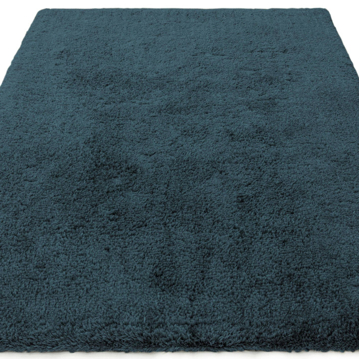 Tappeto Opulence tinta unita blu scuro 80x150 cm