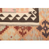 Kilim 200x297 Cm Kilim Afgano, Lana Cardata A Mano, Ordito