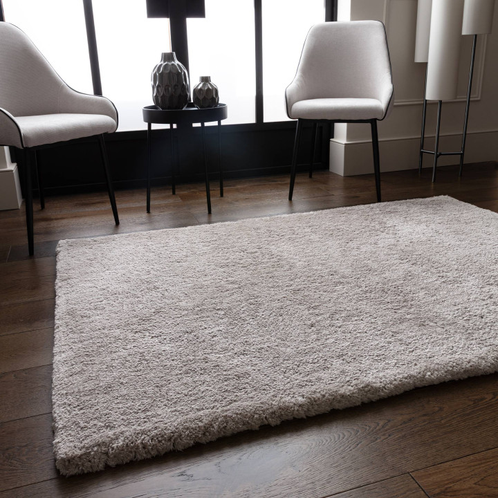 Rug Opulence plain light grey 120x170 cm