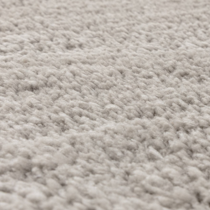 Rug Opulence plain light grey silver 160x230 cm
