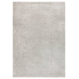 Rug Opulence plain light grey silver 200x290 cm