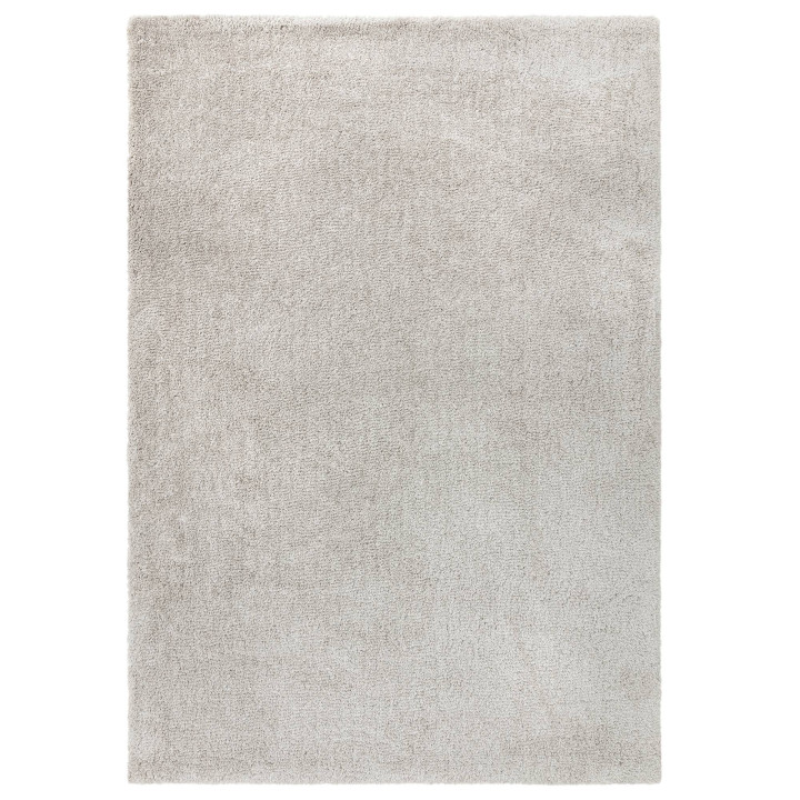 Tappeto Opulence tinta unita grigio chiaro e arg