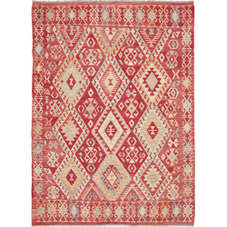 Hand Made Rug Kilim Afghanistan 176x240 Red Cre