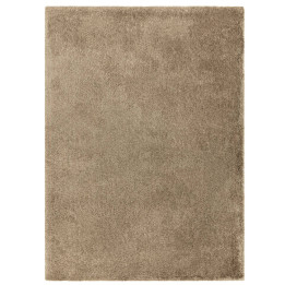 Rug Opulence plain taupe brown 160x230 cm