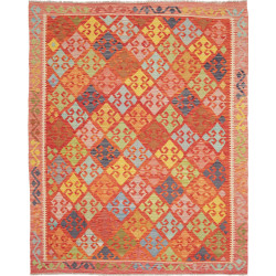 Hand Made Rug Kilim Afghanistan 190x235 Orange