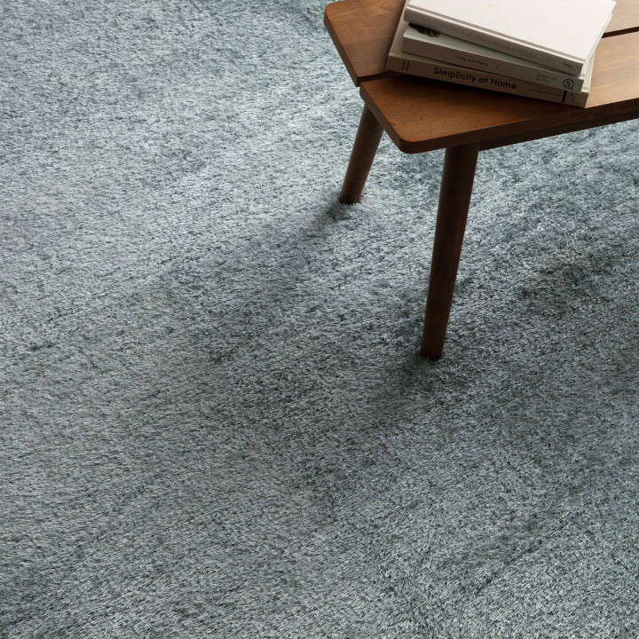 Rug Payton plain light blue 80x150 cm