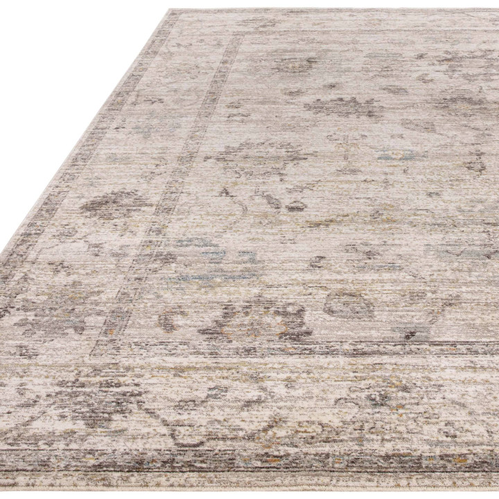 Rug Jasper all-over floral beige grey taupe ligh