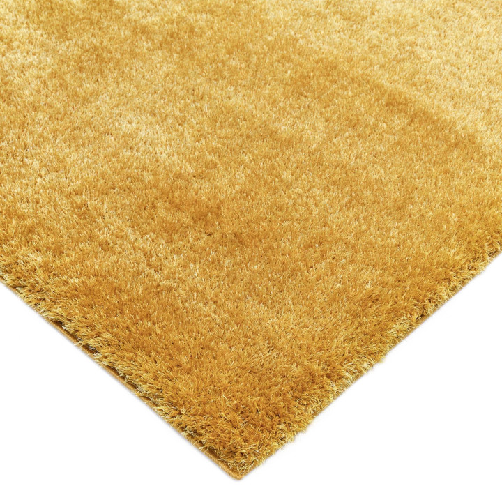 Rug Payton plain golden yellow 80x150 cm